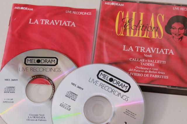 classical opera CDs collection, lot Verdi complete operas