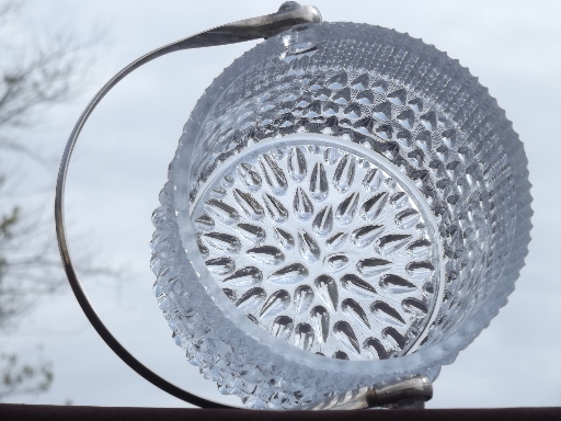 Cristal ice texture mod textured glass ice bucket w/ chrome handle