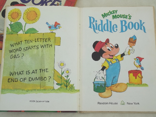 Disney's Wonderful World of Reading series books, Mickey Mouse Jokes & Riddles