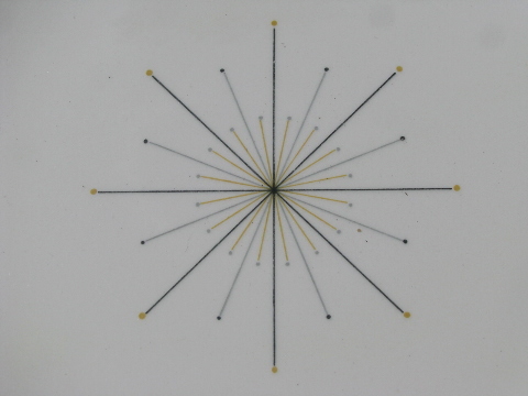 Eames era MCM atomic starburst Modern Star bread & butter plates lot