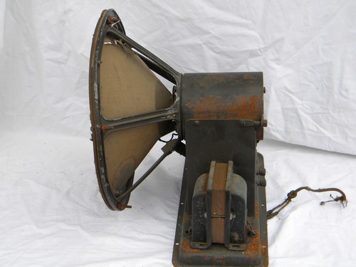 Early Magnavox radio loudspeaker for restoration 1926 Jensen patent date