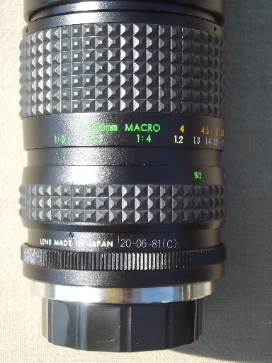 Focal MC Auto Zoom telephoto camera lens 55mm  f=80-200mm with case