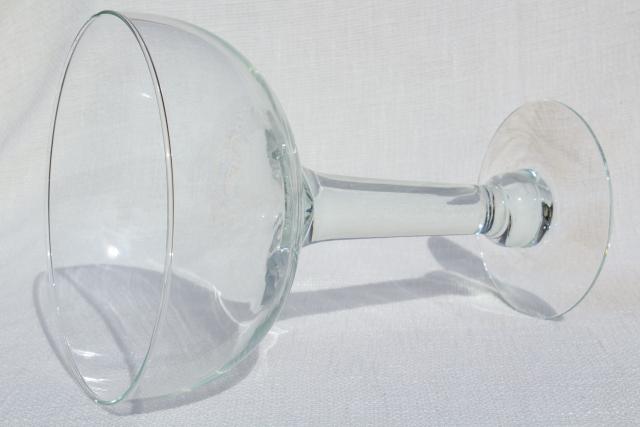 giant martini glass, oversized cocktail glass for punch bowl or display