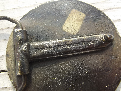 Hamm's beer belt buckle, vintage Wyoming Studio cast metal belt buckle