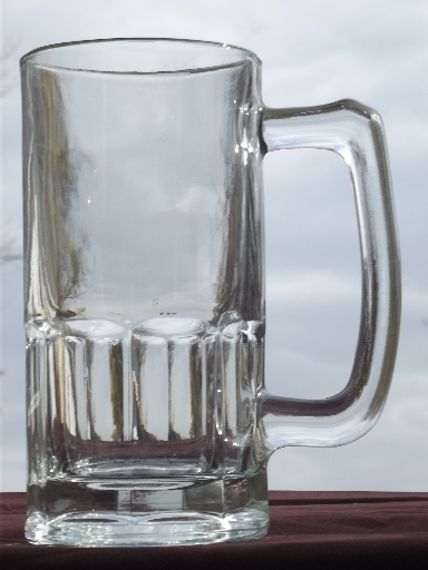 heavy glass mugs