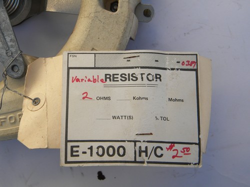 Huge industrial 2 ohm variable resistor/potentiometer Hardwick-Hindle/Ohmite