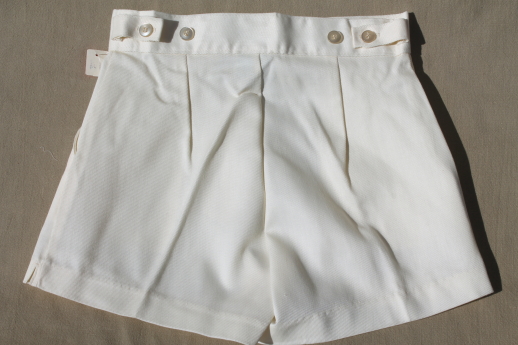 Huge lot 70s 80s vintage deadstock tennis shorts, new w/ tags assorted boys sizes