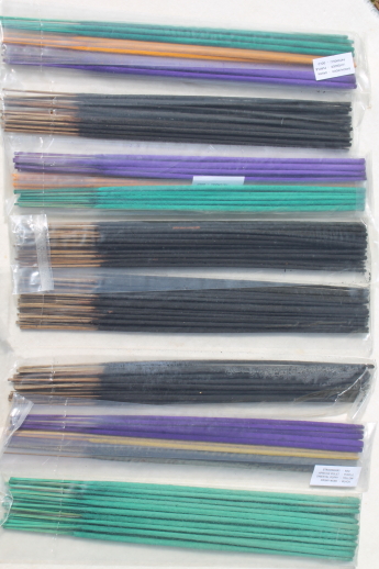 Huge lot of incense sticks & cone incense, many different varieties