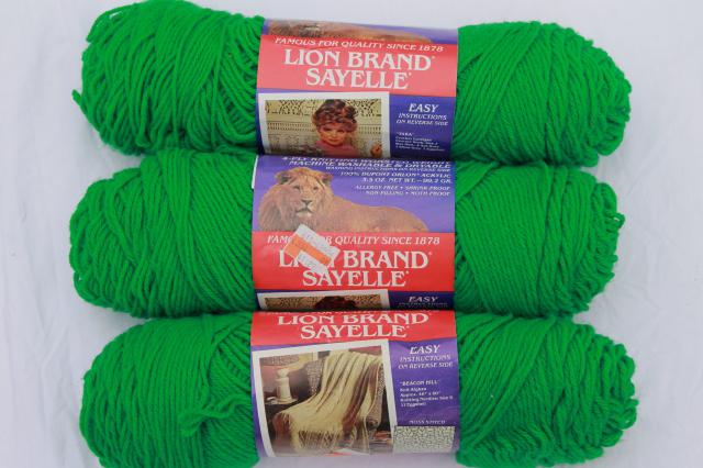 huge lot of vintage acrylic yarn, Christmas colors red & green, white, metallic thread