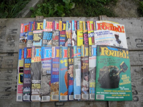 Huge lot old Treasure Found! magazines, full years 1980s back issues