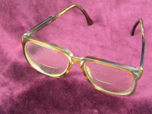 Industrial vintage SRO eye glasses frames, machine age vintage