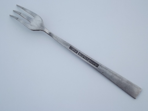 Intermezzo vintage National Stainless flatware, seafood cocktail forks