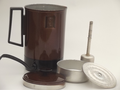 Kar n Home portable coffee maker, vintage car / camping coffee pot set