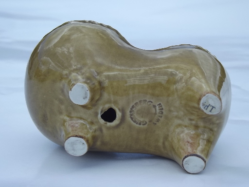 Kennel series pekinese, mod 70s Lisa Larson Gustavsberg Swedish art pottery