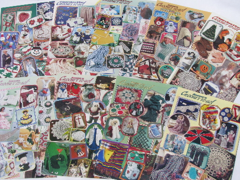 Large lot Annie's crochet pattern magazines, crocheting patterns