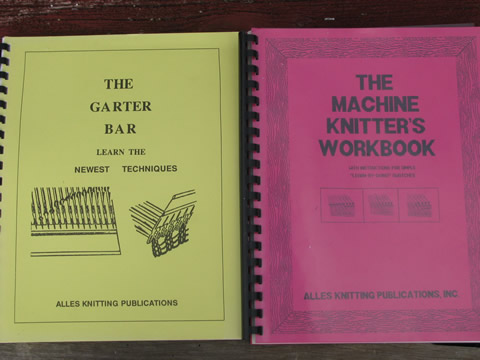 Large lot knitting machine books, pattern booklets, tips and techniques