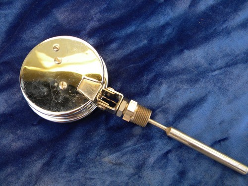 Large vintage Barber-Colman industrial thermometer 30 to180 deg. F