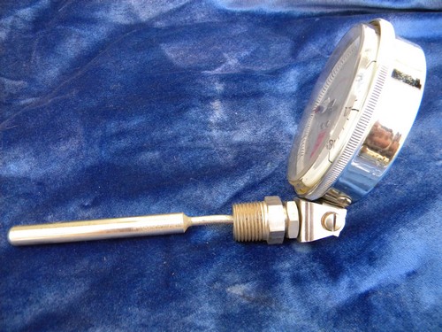 Large vintage Barber-Colman industrial thermometer 30 to180 deg. F