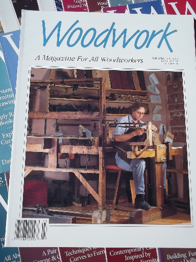 Lot 100+ Woodwork magazines back issues woodworking patterns projects