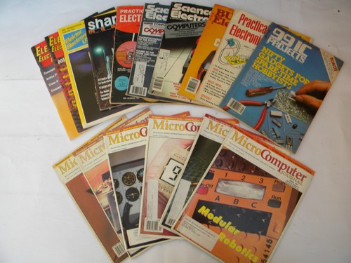 Lot 1980s/1990s vintage assorted Electronic & PC computer magazines