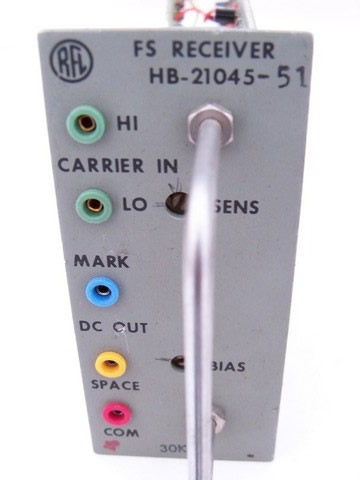 Lot 3 industrial RFL FS receiver/discriminator HB-21045-51