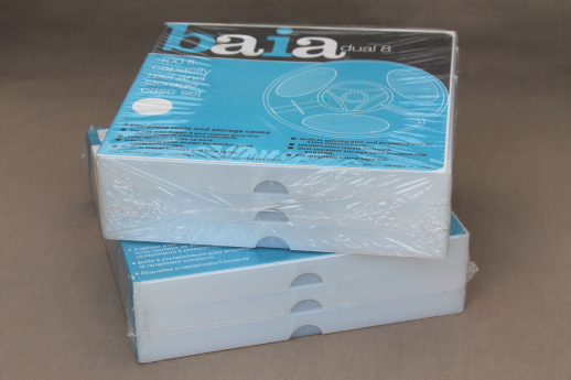 Lot blank 8mm film reels sealed packages, Baia Dual / Super 8