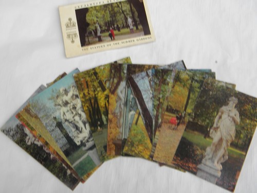 Lot Cold War Soviet Union vintage postcards of Leningrad in cyrillic