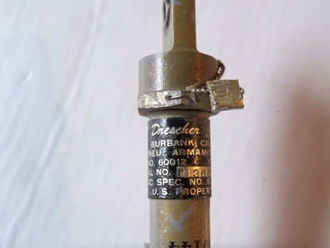 Lot of 1950s Mid-century vintage, US military armament latch pneumatic cylinders / parts