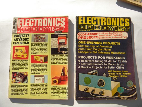 Lot of 1960s vintage Elementary Electronics handbooks, projects&experiments