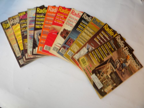 Lot of 1979 Radio-Electronics magazines full year w/DIY projects