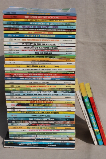 Lot of 50 children's mystery paperback books, 70s vintage Scholastic ...