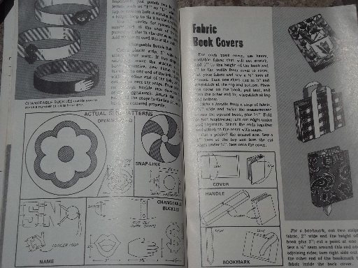 Lot of 70s camp and scrap craft project booklets and Pack O Fun magazines