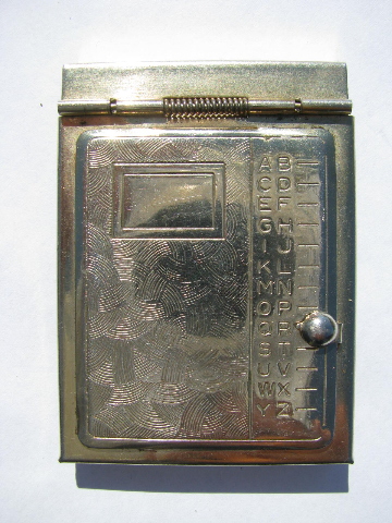 Lot of James Bond vintage, compacts/address cases for evening bag or jacket