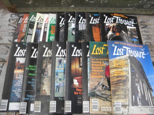 Lot of old Lost Treasure magazines full years early 1980s back issues