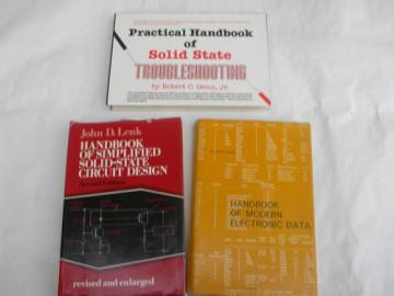 Lot of solid-state electronics technical handbooks