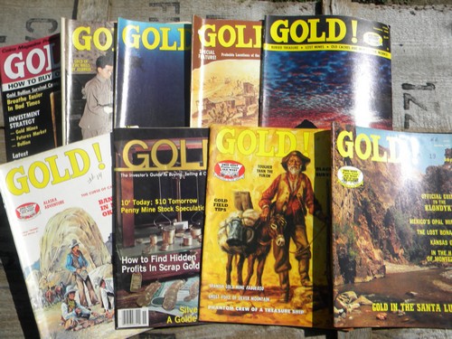 Lot old back issues GOLD! magazines True West & Coins full years