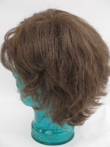 Lot Paula Young short wigs, brunette, ash blonde, grey hair, sz large