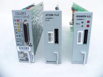 Lot Pulsecom modules DSU-DP3/4TDM-1L2/4E&MER-1L2