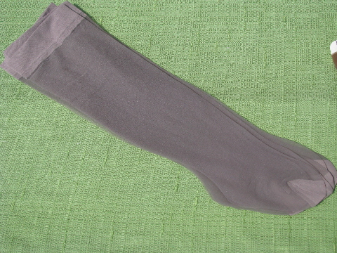 Lot retro 60s-70s vintage nylon stretch stockings lot, four colors