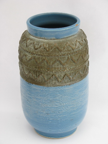 Lot signed mod pottery vases, 60s-70s vintage Ceramic Art etc.