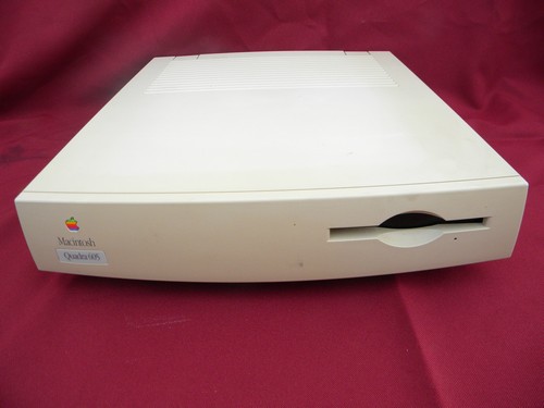 Mac Quadra 605 personal computer w/keyboard and mouse Apple system disks