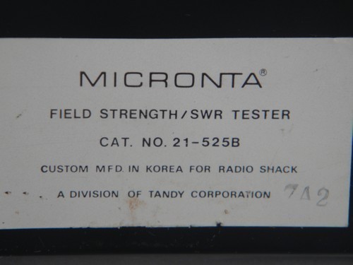 Micronta  field strength/SWR tester for short wave ham radio antenna