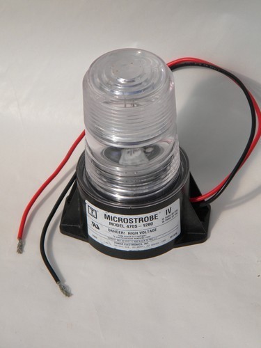 Microstrobe IV model 470S-1280 w/fresnel 12 to 80 VDC