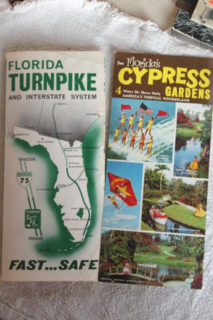 mid century vintage travel brochures, maps, collectible paper, retro tourist ephemera