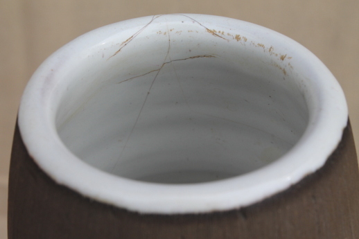 Mid-century Scandinavian modern vase Anna Lisa Thomson Paprika pottery Sweden