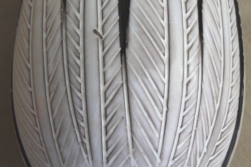 Mid-century Scandinavian modern vase Anna Lisa Thomson Paprika pottery Sweden