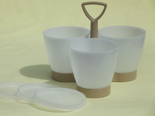 RARE Vintage Tupperware Limited Edition Condiment Set