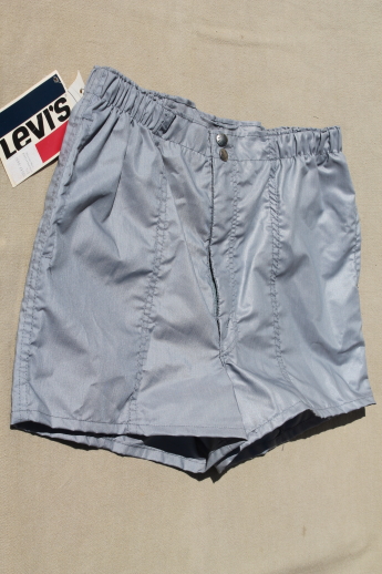 New old stock vintage Levi's gym shorts, track running sport shorts boys XL