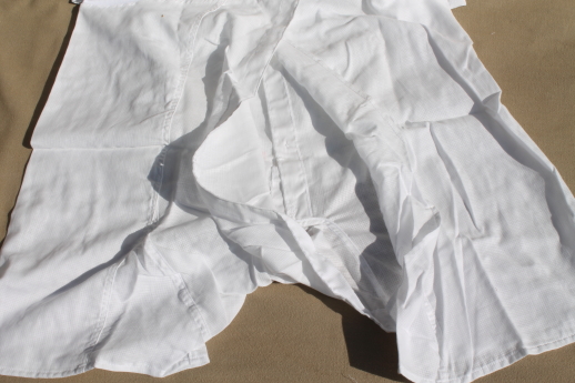 Men's Vintage Long Underwear Union Suit Hanes Cotton Size 44 