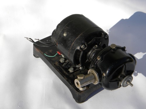 Old Welch electric motor w/variable speed/direction transmission